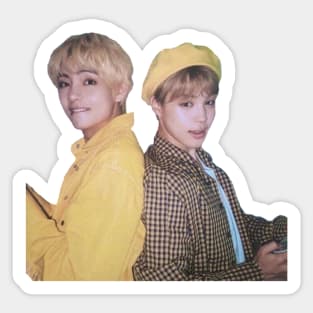 v and jimin // vmin Sticker